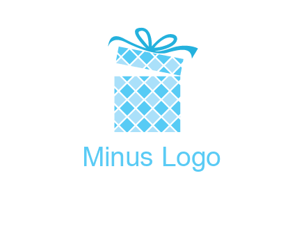 pattern gift box logo