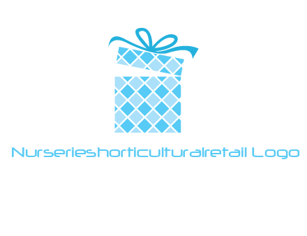 pattern gift box logo