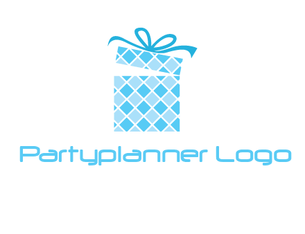 pattern gift box logo