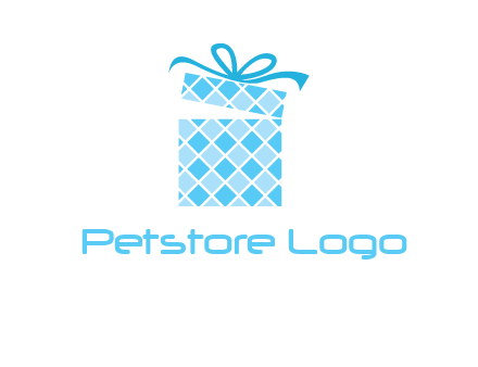 pattern gift box logo