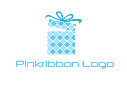 pattern gift box logo