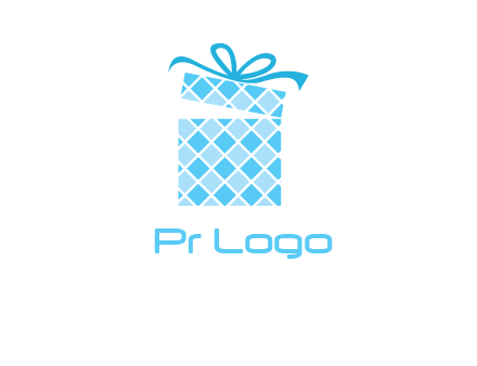 pattern gift box logo