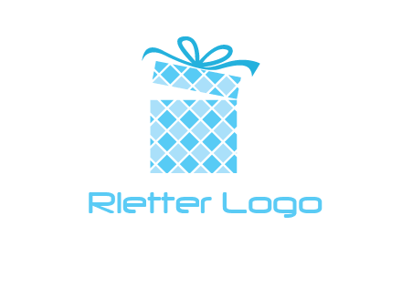 pattern gift box logo