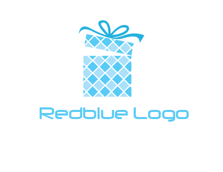 pattern gift box logo