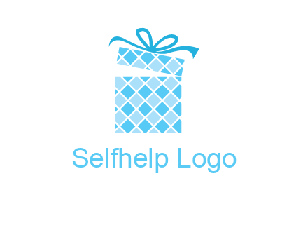 pattern gift box logo