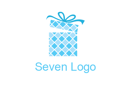 pattern gift box logo
