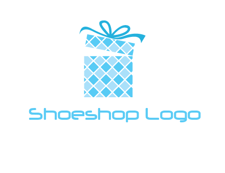 pattern gift box logo