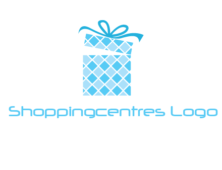 pattern gift box logo