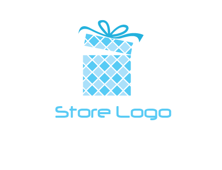 pattern gift box logo