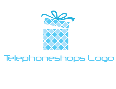 pattern gift box logo