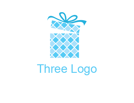 pattern gift box logo