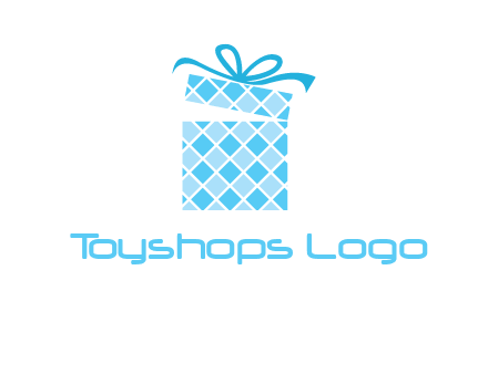 pattern gift box logo