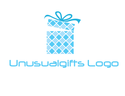pattern gift box logo