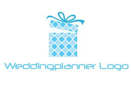 pattern gift box logo