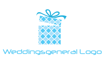 pattern gift box logo
