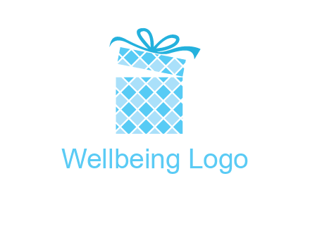 pattern gift box logo