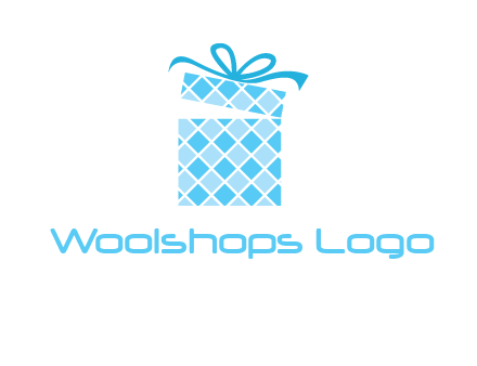 pattern gift box logo