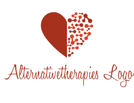 molecules in heart pharmacy logo