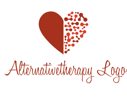 molecules in heart pharmacy logo