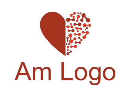 molecules in heart pharmacy logo