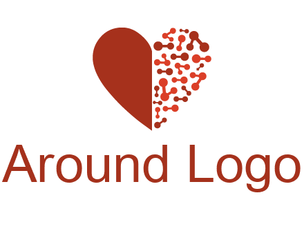 molecules in heart pharmacy logo