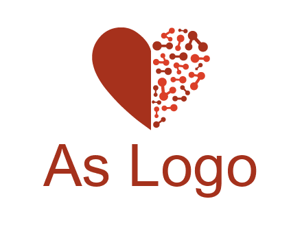 molecules in heart pharmacy logo