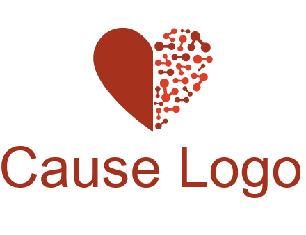 molecules in heart pharmacy logo