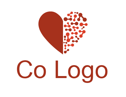 molecules in heart pharmacy logo