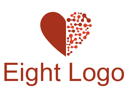 molecules in heart pharmacy logo