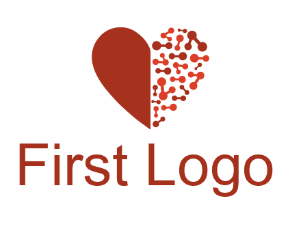 molecules in heart pharmacy logo