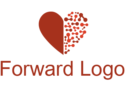 molecules in heart pharmacy logo