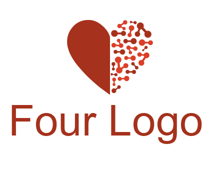 molecules in heart pharmacy logo