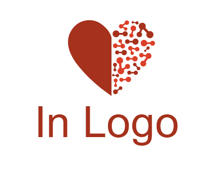 molecules in heart pharmacy logo