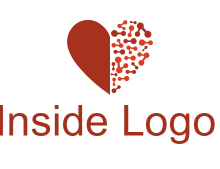 molecules in heart pharmacy logo