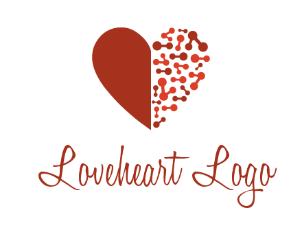 molecules in heart pharmacy logo