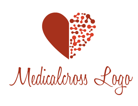 molecules in heart pharmacy logo