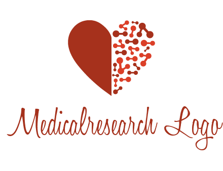 molecules in heart pharmacy logo