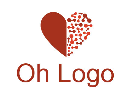 molecules in heart pharmacy logo
