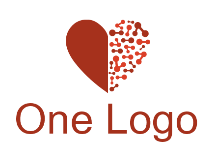 molecules in heart pharmacy logo