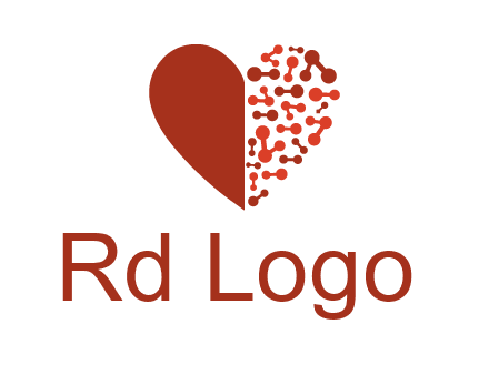 molecules in heart pharmacy logo