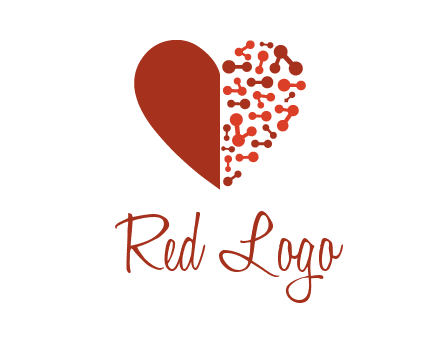 molecules in heart pharmacy logo