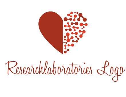 molecules in heart pharmacy logo