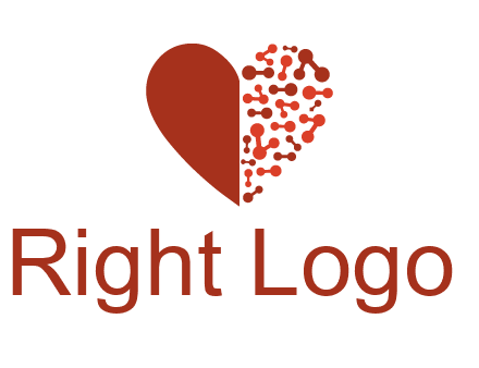 molecules in heart pharmacy logo