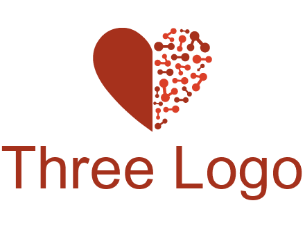 molecules in heart pharmacy logo