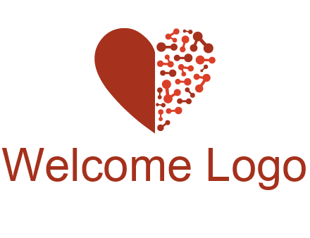 molecules in heart pharmacy logo