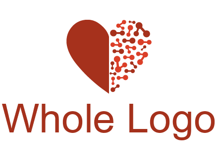 molecules in heart pharmacy logo