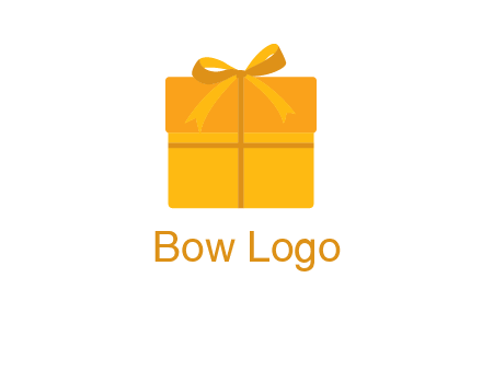 present box with bow on top icon