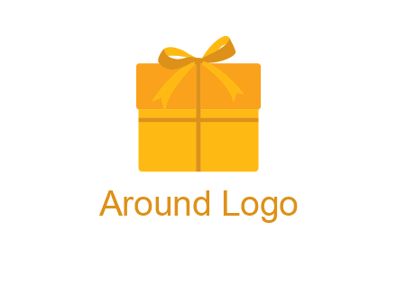 present box with bow on top icon