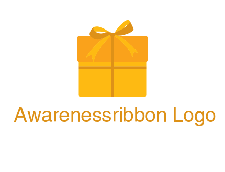 present box with bow on top icon