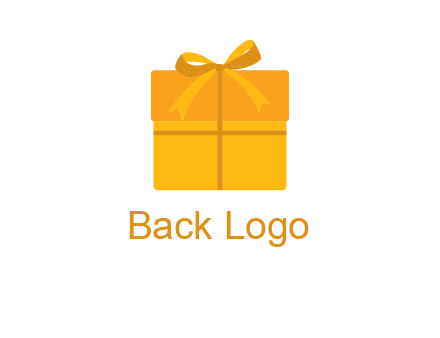 present box with bow on top icon